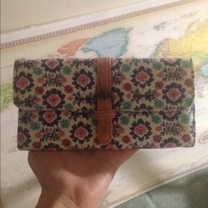Gently used Jack Wills floral wallet